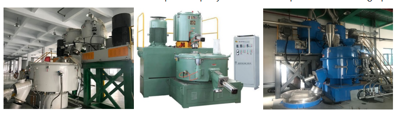 Heating Mixer With Vertical Cooling Mixer