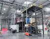 Fully Automatic Feeding Dosing Mixing Conveying System For SPC Floor Extruder Line