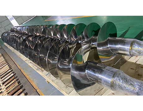 Screw Conveying System For Mixer And Extruder