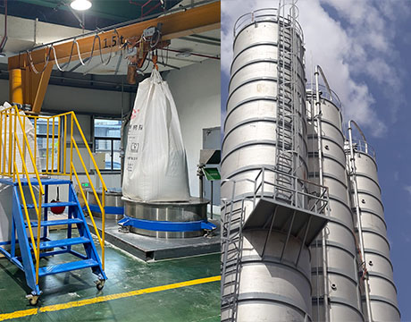 Automatic Feeding Dosing Mixing System For PVC Pipe Extruder Line