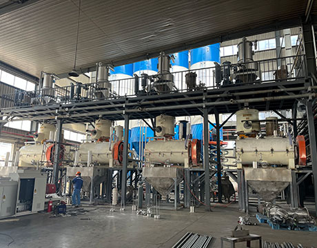 PVC Powder Fully Automatic Weighing Dosing Mxing System For SPC Extruder Line