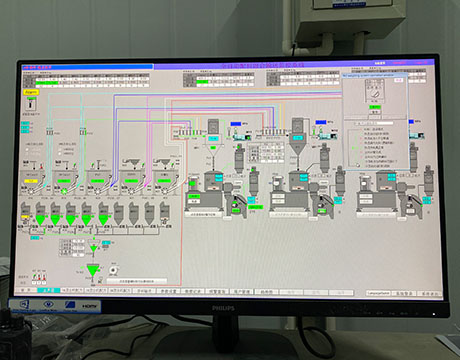PVC Automatic Compounding Weighing Feeding System For Extruder Line Mixing Machine