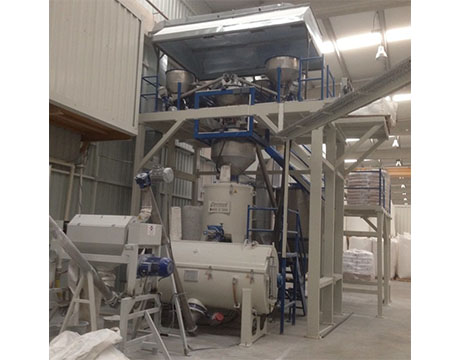 Auto Feeding Mixing Weighing Conveying System For PVC Profile Extrusion Line