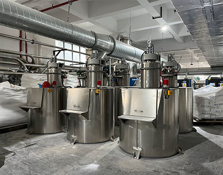 Auto Feeding Dosing Mixing System For SPC/LVT/WPC Floor Extrusion Line