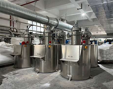 Auto Feeding Dosing Mixing System For SPC/LVT/WPC Floor Extrusion Line
