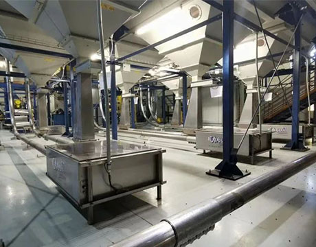 High Efficiency Vacuum Comveying System With tube chain conveyor