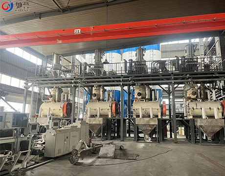 PVC Automatic Compounding Weighing Feeding System For Extruder Line Mixing Machine