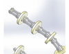 Tube Chain Conveying System For PVC Window Profiles Extruder Line