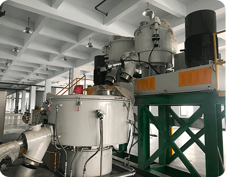 Tube-Chain-Conveying-System-For-PVC--Window-Profiles-Extruder-Line