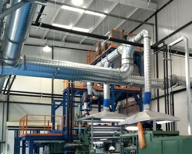 Automatic Backwash Industrial Dust Collector main unit for pneumatic conveying systems